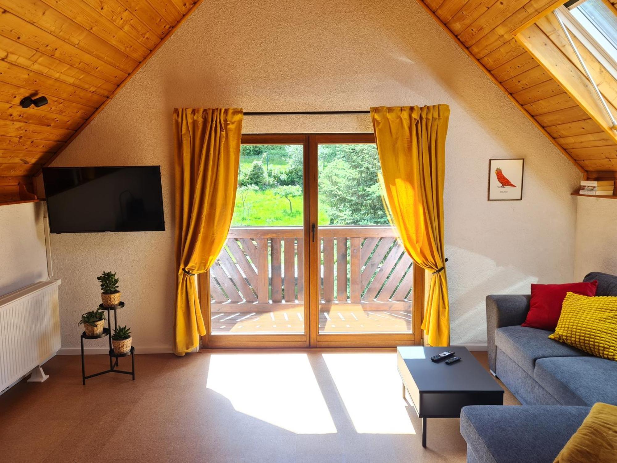 Birds-Nest Ferienwohnung Balkon Kaminofen Darstein Zewnętrze zdjęcie