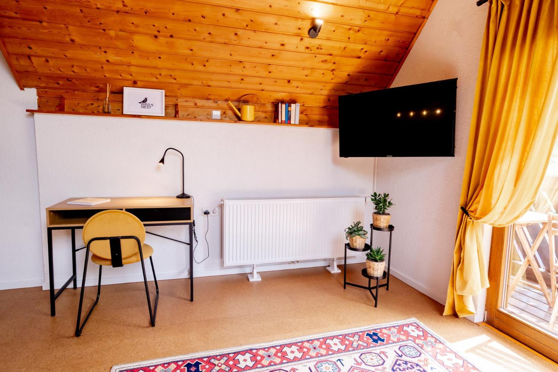 Birds-Nest Ferienwohnung Balkon Kaminofen Darstein Zewnętrze zdjęcie